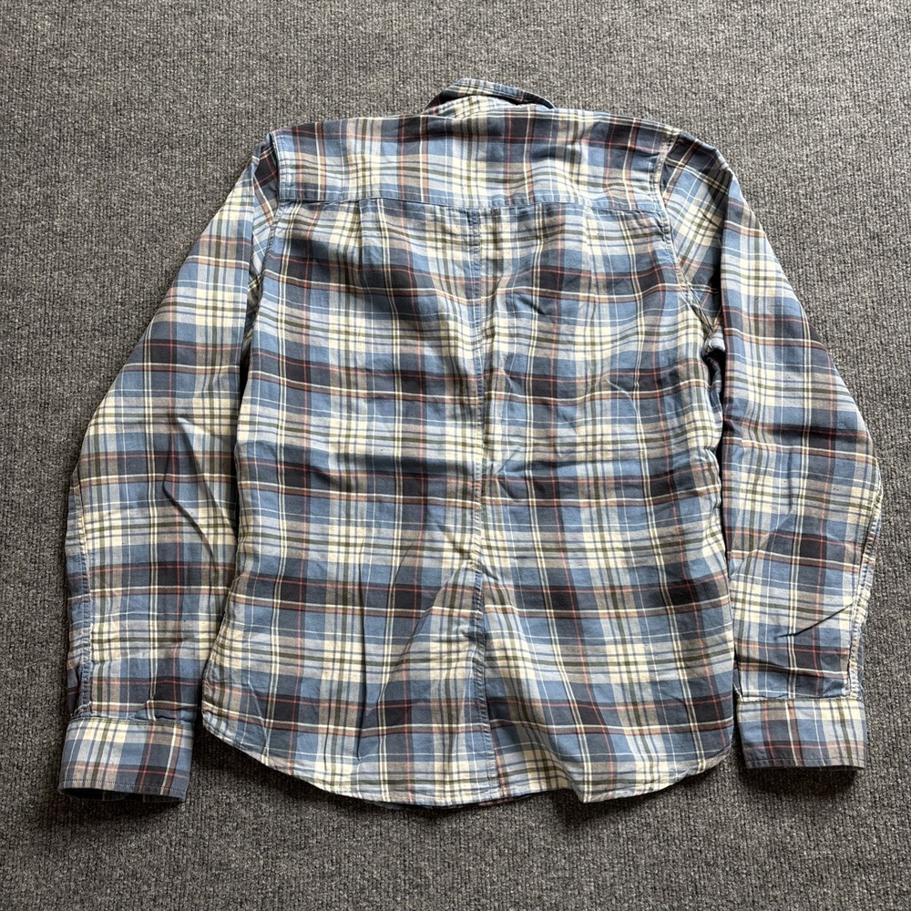 Frank & Eileen Barry Plaid Flannel Shirt Women's Large Cotton Button Long Sleeve - Picture 13 of 15